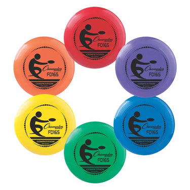 Competition Plastic Discs Set of 6 Champion Sports